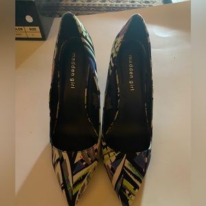 Madden Girl Stiletto splash paint